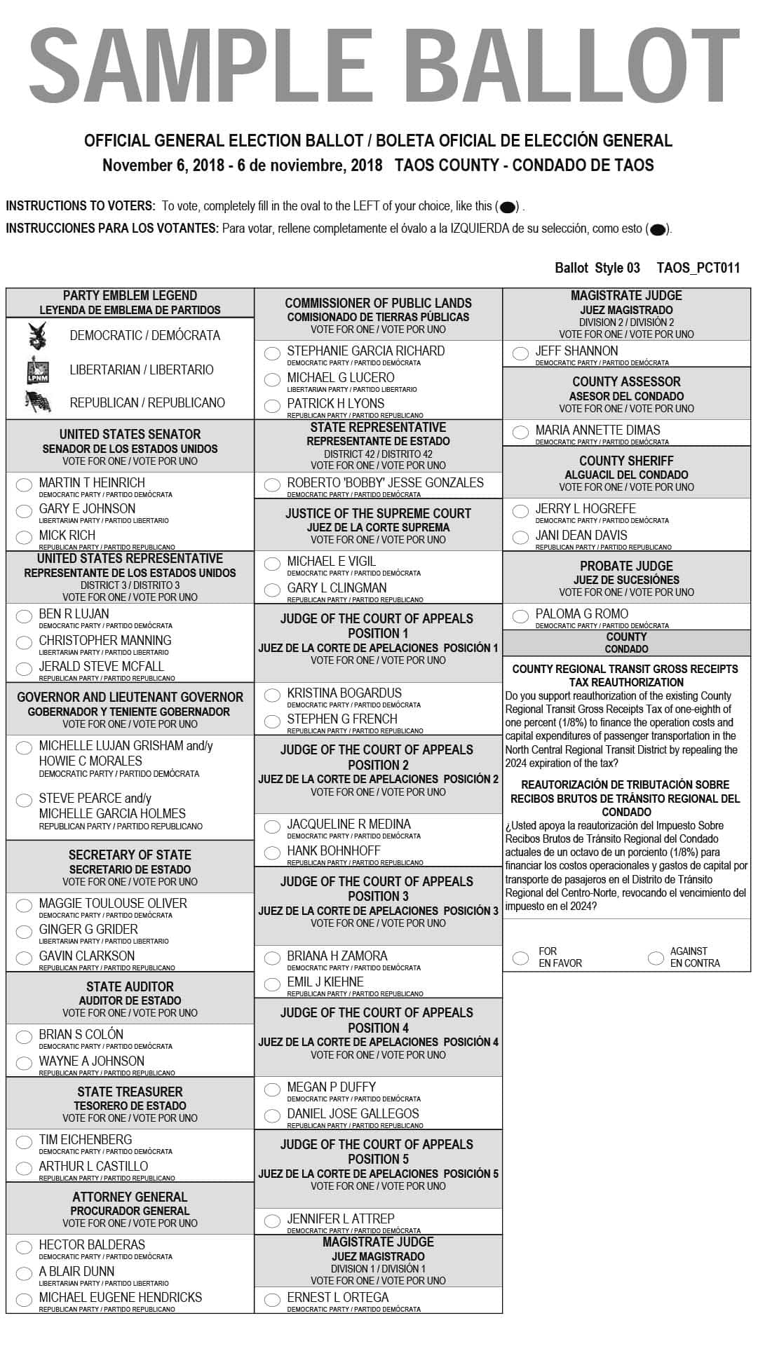 Stark County Ballot May 2024 Davine Merlina